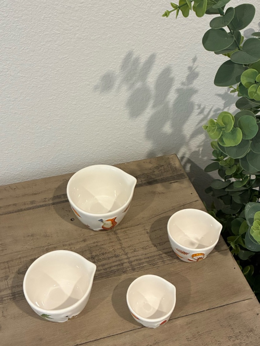 Rae Dunn Fall Critters measuring cups. - Picture 4 of 8